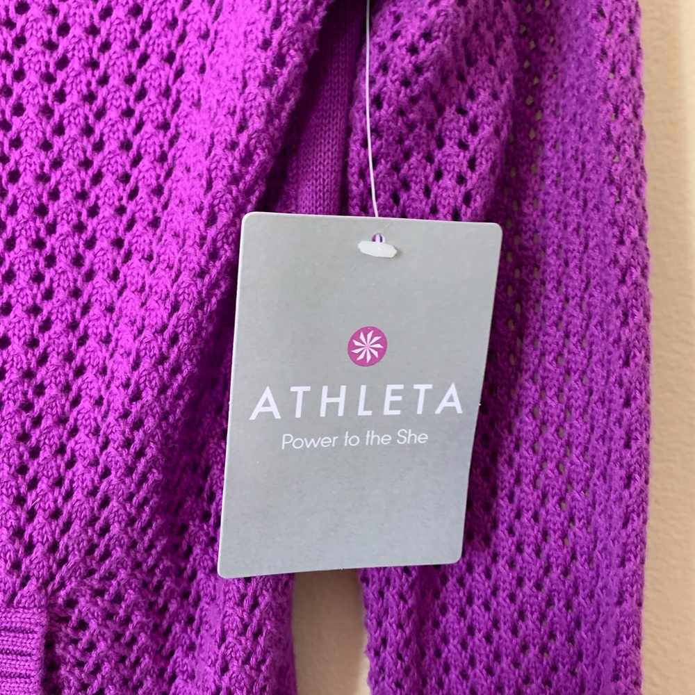 Athleta Sunscape Zip-Up Sweater | Size XXS | NWT | Cozy Athletic Half Zip - Picture 5 of 8
